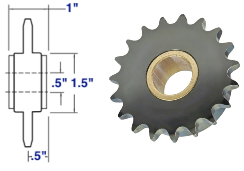 Bronze Bushed Idler Sprockets